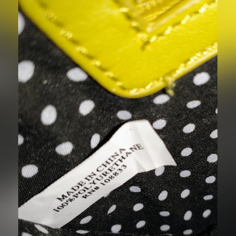 Lulu by Lulu Guinness Lime Green Envelope Style Clutch - Picture 6 of 6